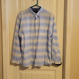 Even tide button down size XL sky blue/white